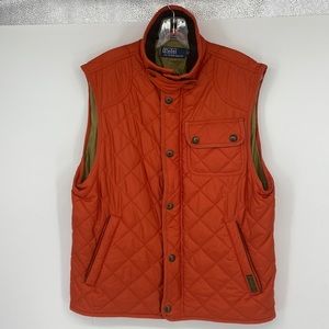 Polo by Ralph Lauren Orange Quilted Puff Vest